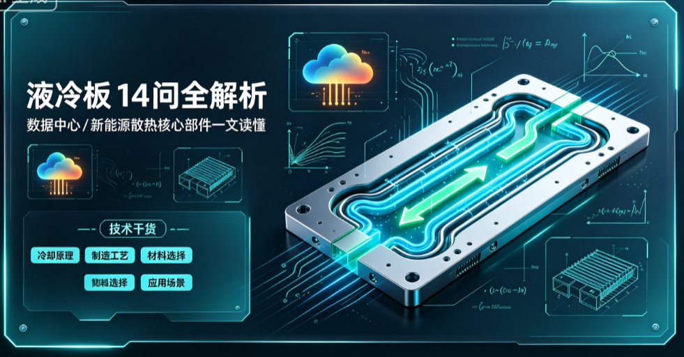 【技术干货】液冷板 14 问全解析｜数据中心 / 新能源散热核心部件一文读懂