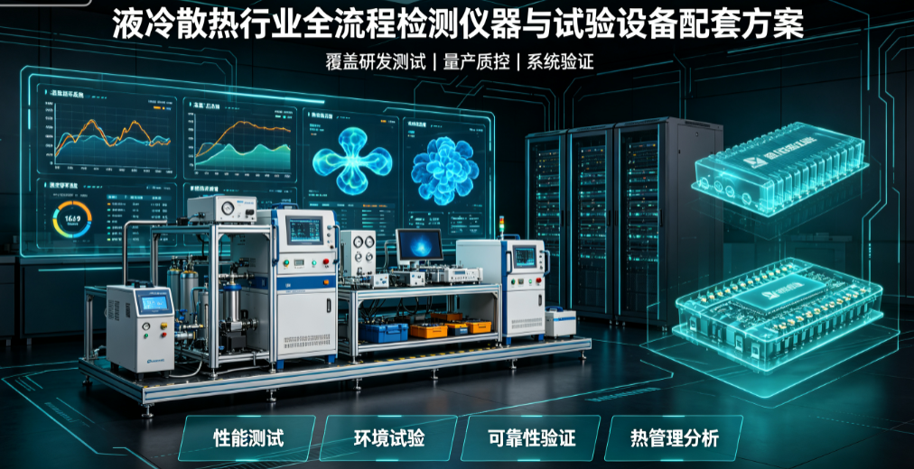 液冷散热行业全流程检测仪器与试验设备配套方案