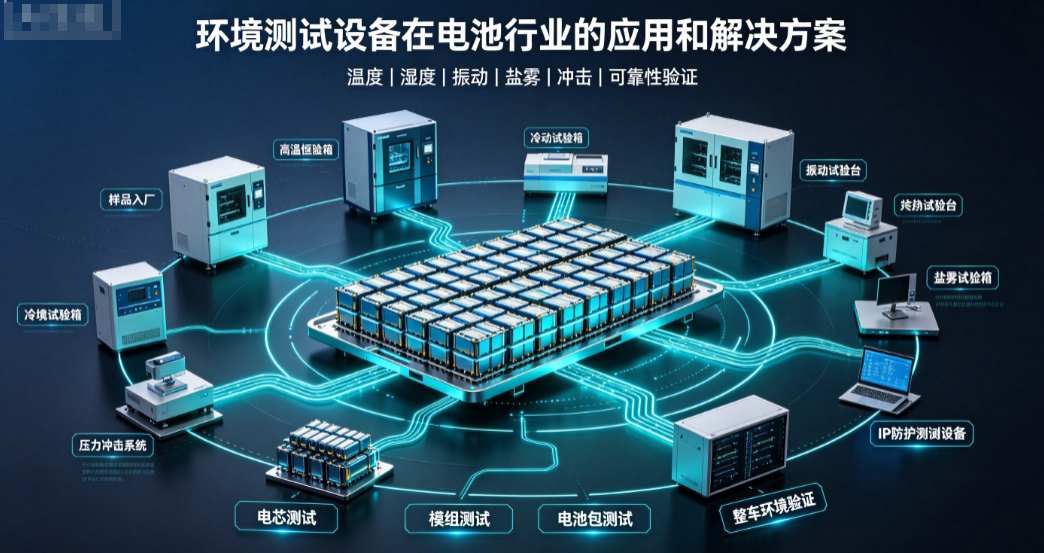 环境测试设备在电池行业的应用和解决方案