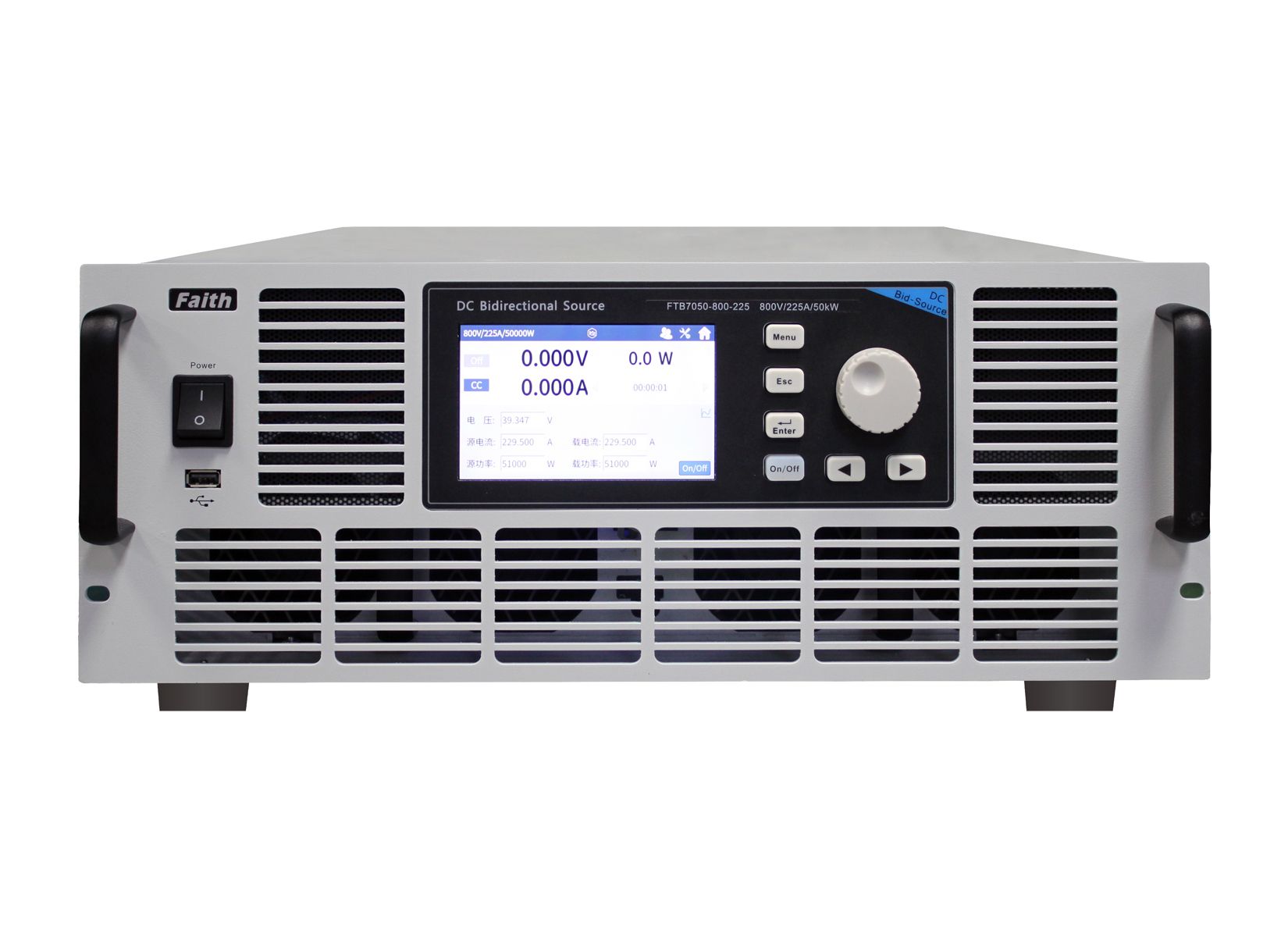 FTB7000系列宽范围大功率双向可编程直流电源(0～±300kW)