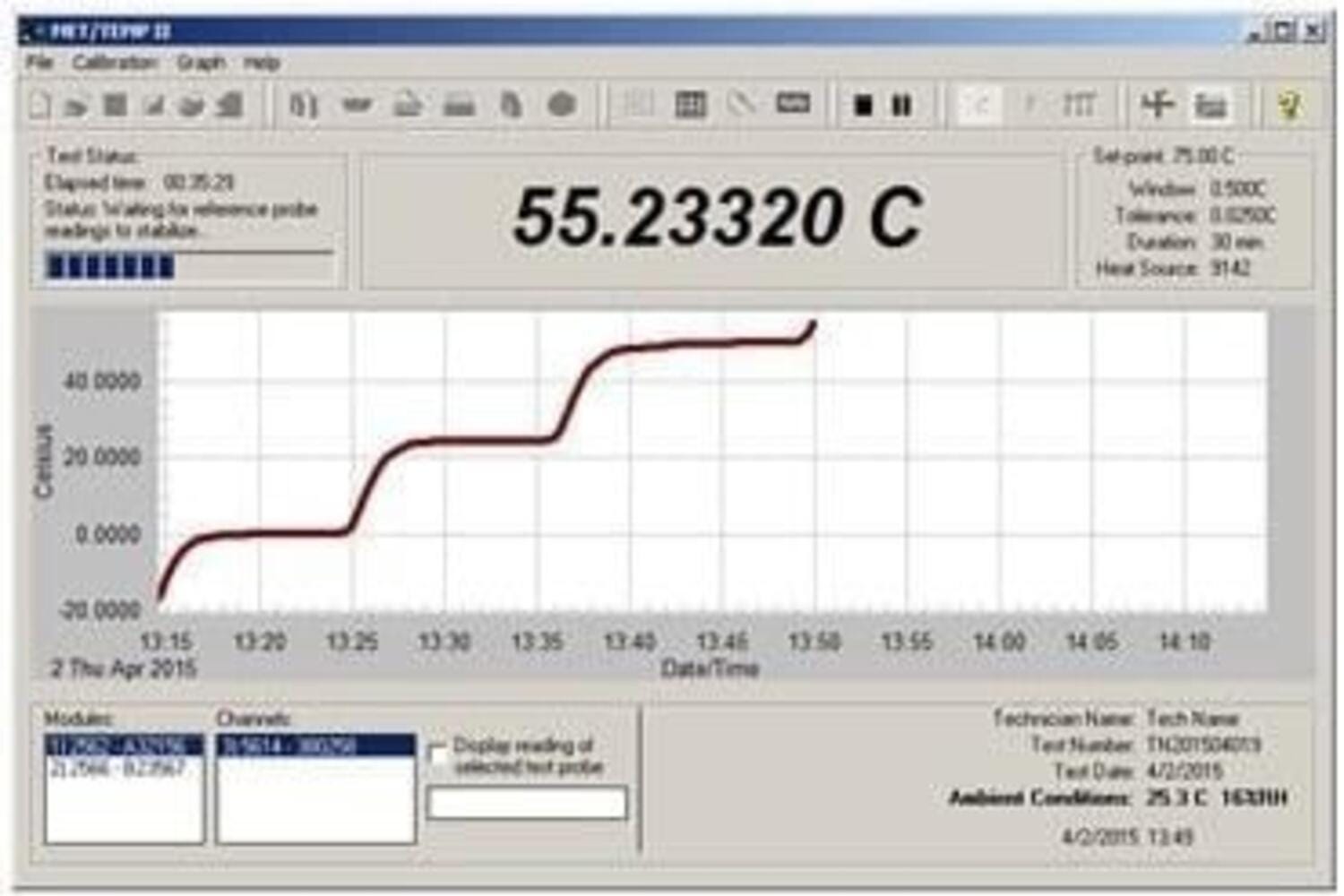 MET/TEMP II Temperature Calibration Software v5.2 图3