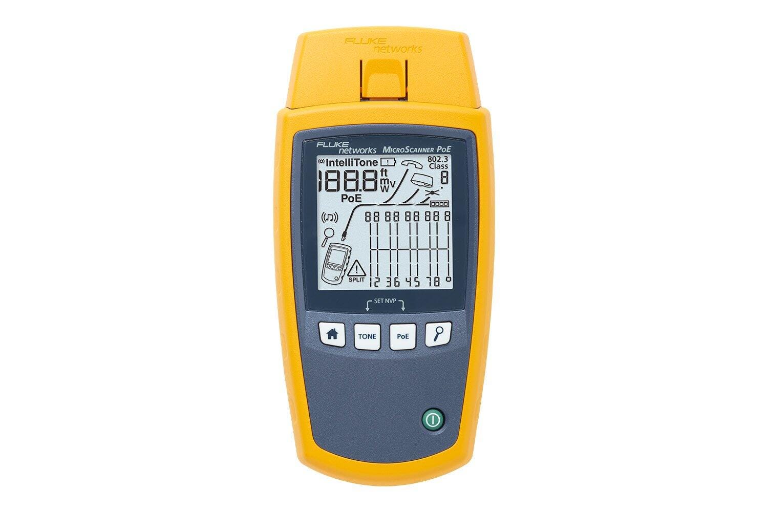 Fluke Networks MicroScanner™ PoE 线缆验测仪 图2