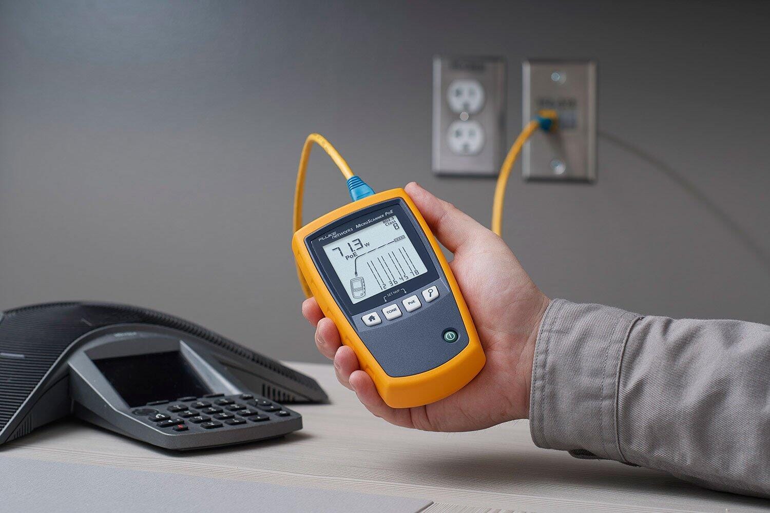 Fluke Networks MicroScanner™ PoE 线缆验测仪 图5