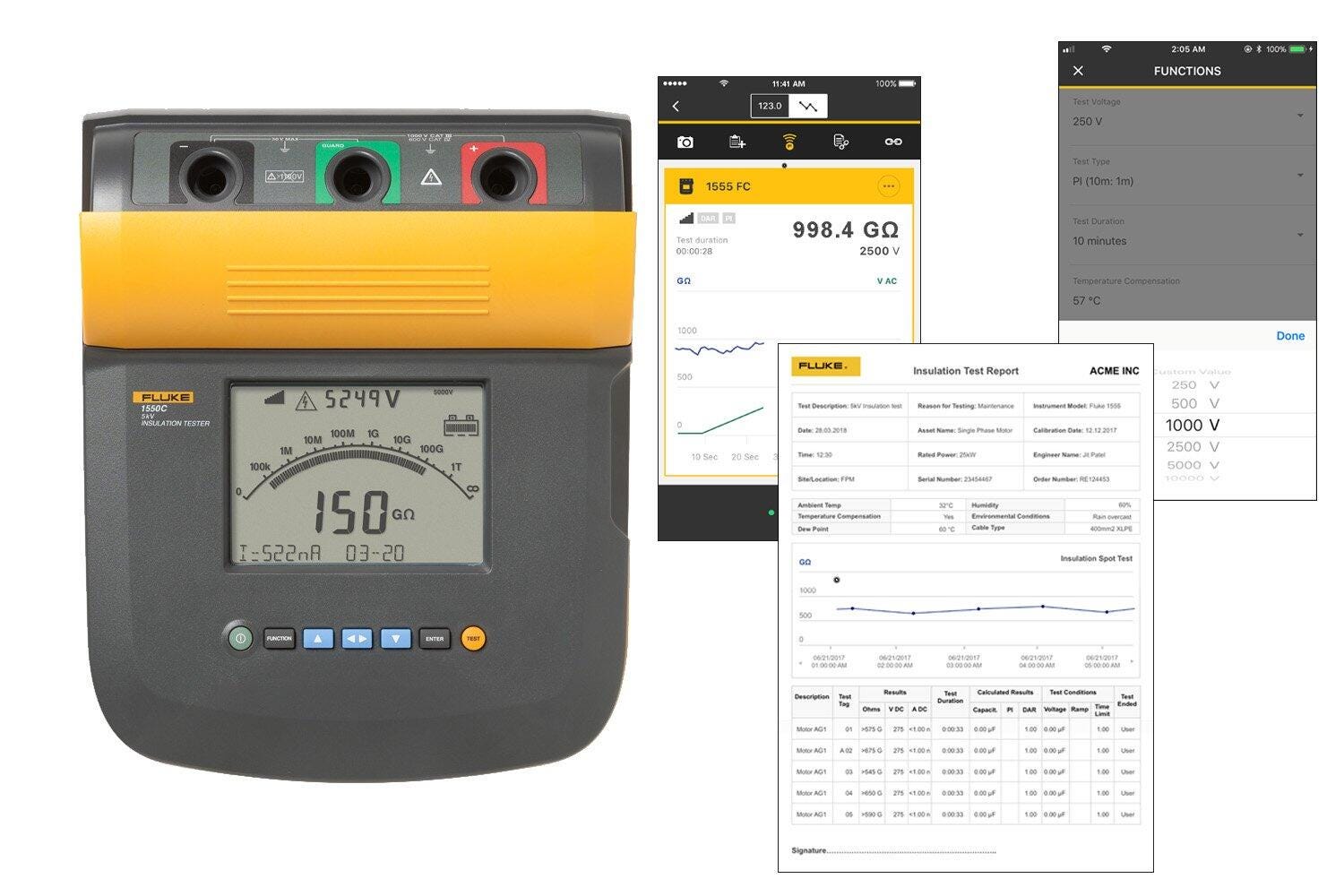 Fluke 1555/1555 FC绝缘电阻测试仪 图4