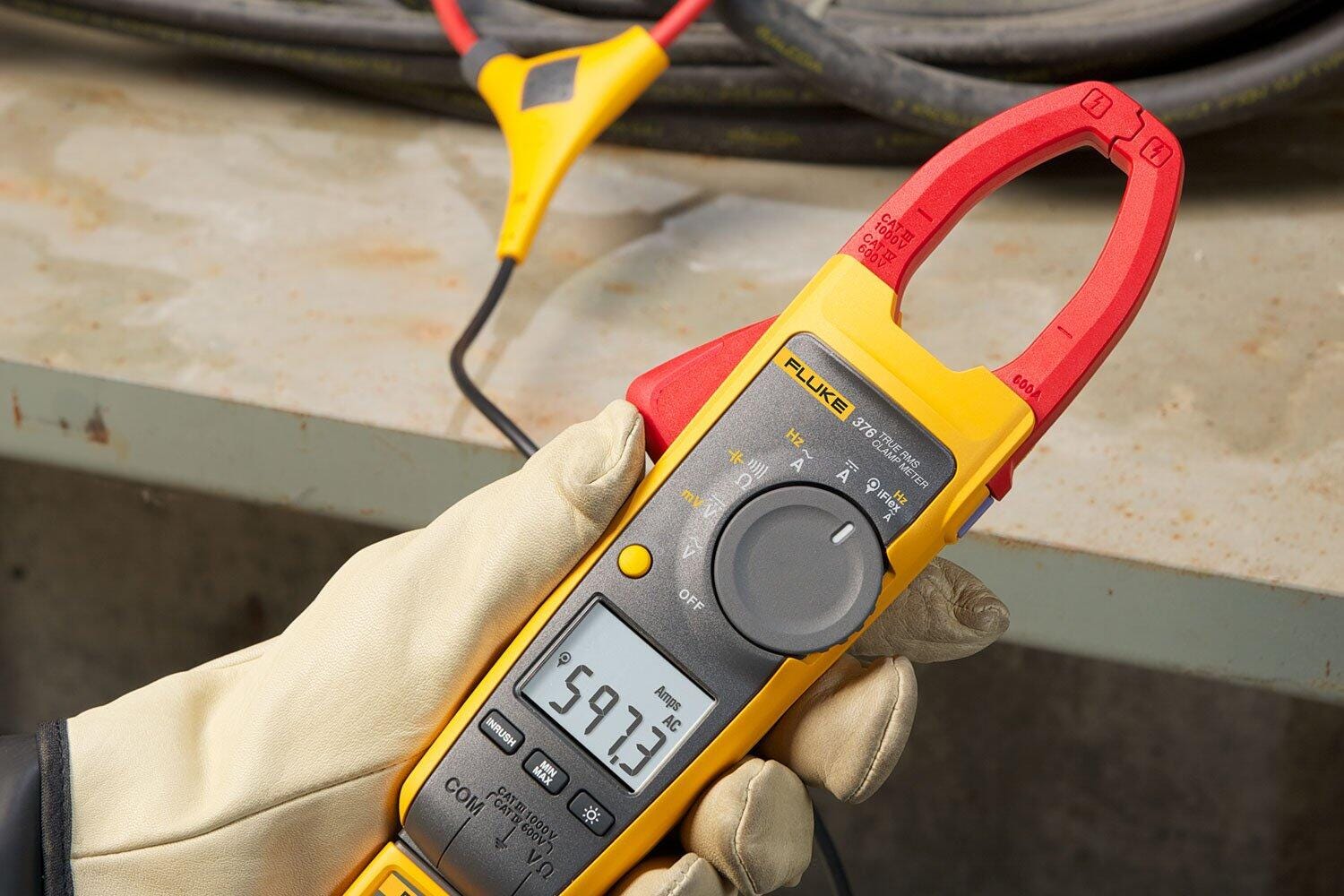 采用 iFlex® 的 Fluke 376 真均方根交流/直流钳形表 图5
