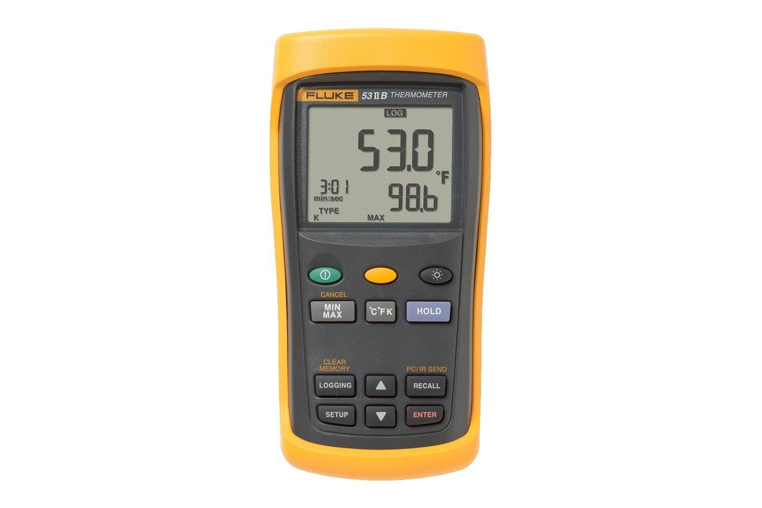Fluke 53-IIB 单通道记录型接触式温度表 图2