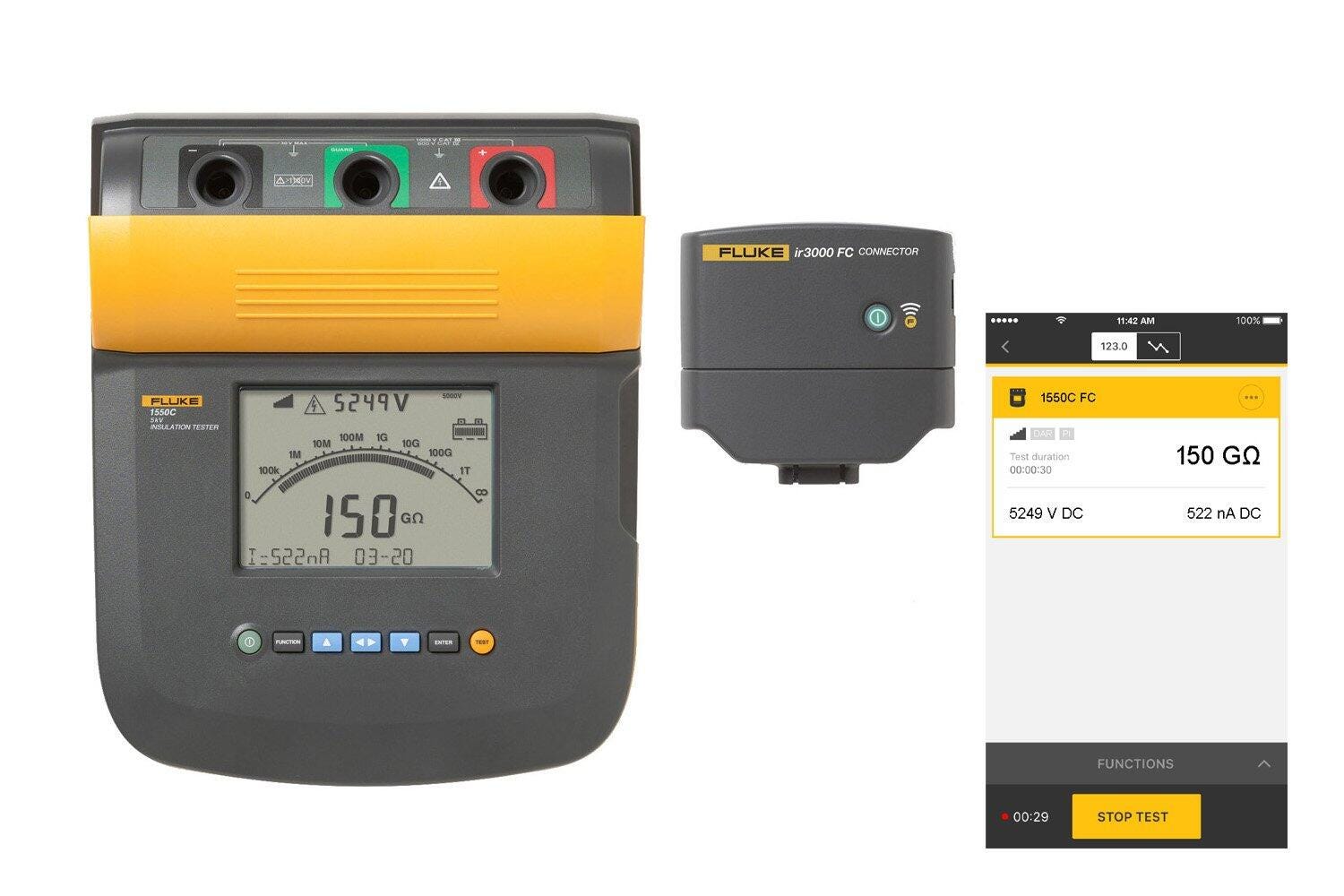Fluke 1550C/1550C FC绝缘电阻测试仪 图5