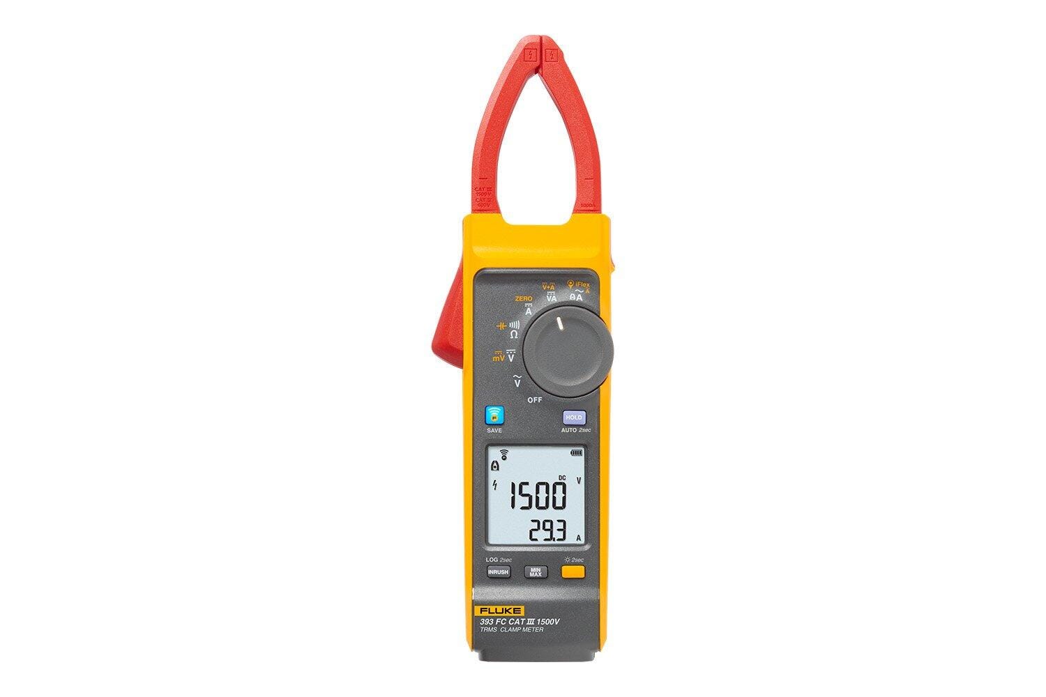 配备 iFlex 探头的 393 FC CAT III 1500 V 真有效值钳形表 图2