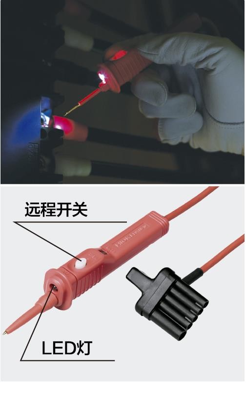 使用测试线远程操作测量的开始和停止