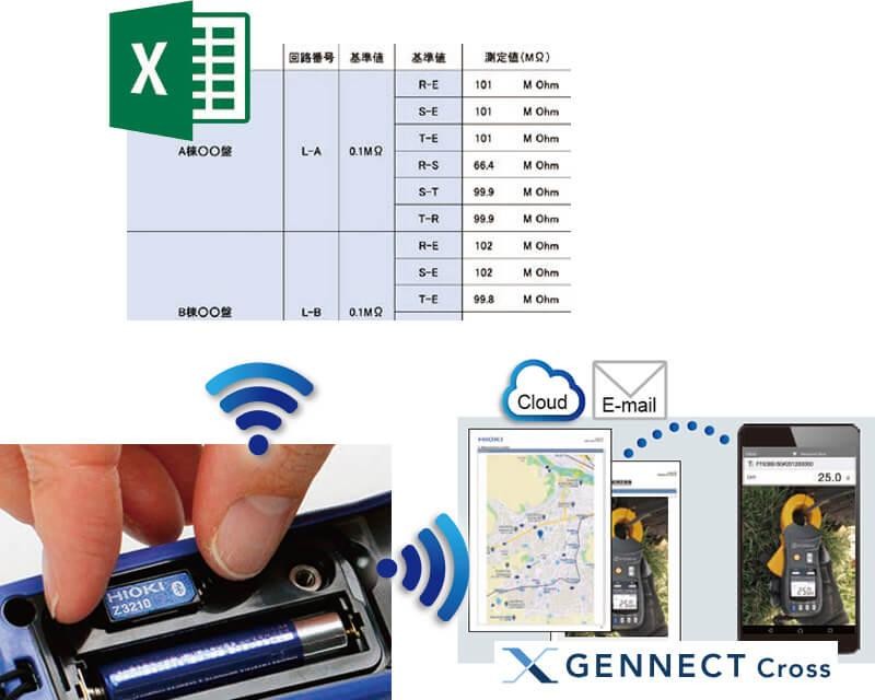 支持无线通讯,可将测量值传送至智能手机或平板电脑
