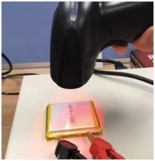 通过扫码枪读取条形码