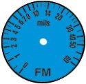 FM香蕉型测厚仪读数