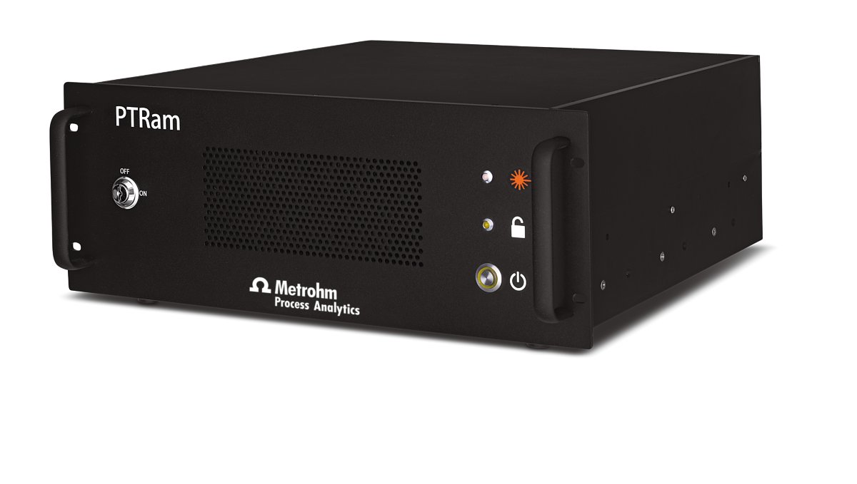 Metrohm Process Analytics, Inline analysis, Raman, PTRam, Automated analysis, Fiber optics, Process raman, Angle front view, quantitative analysis, process monitoring, Vision, Raman spectroscopy, 785 nm