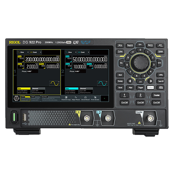 DG900 Pro系列函数/任意波形发生器