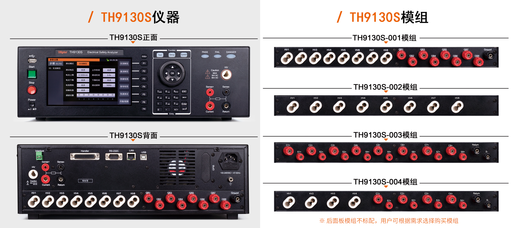 TH9130S 多通道高功率耐压接地测试仪 图3