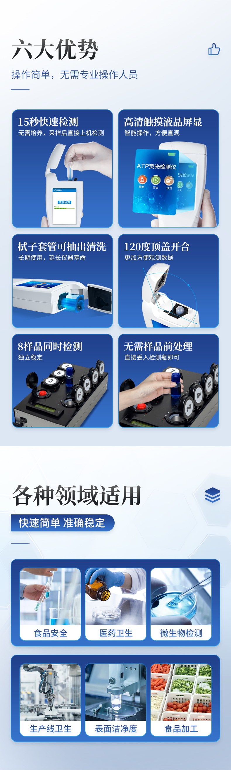 WIFI版ATP微生物检测仪