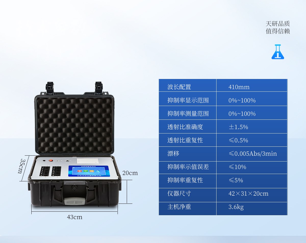 6通道便携式农残检测仪