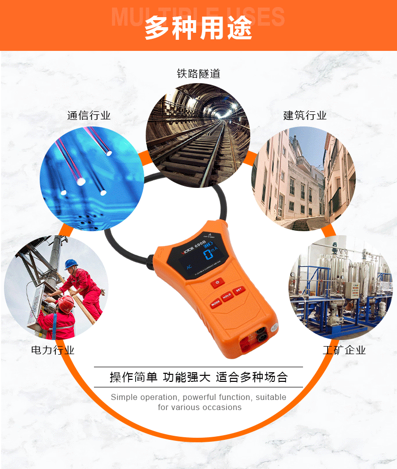 VICTOR 690A/690B柔性线圈大电流钳表