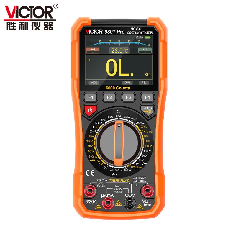 VICTOR 9801 Pro/9804 Pro 数字万用表 图2