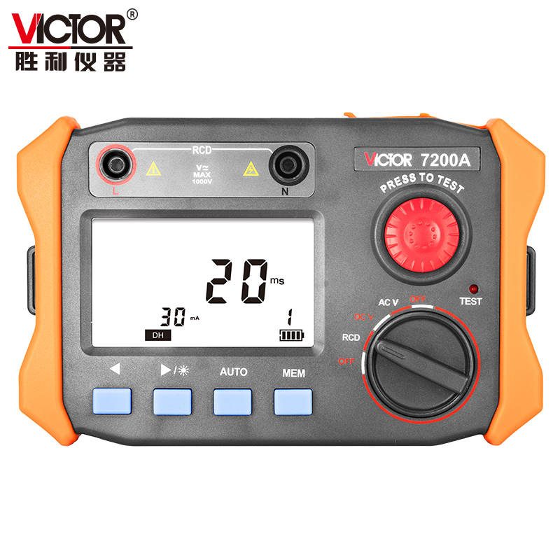 VICTOR 7200A 漏电开关测试仪