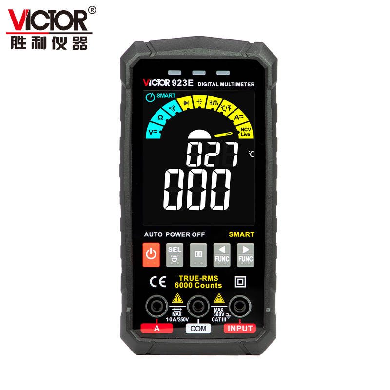 VICTOR 923D大屏轻薄自动识别万用表