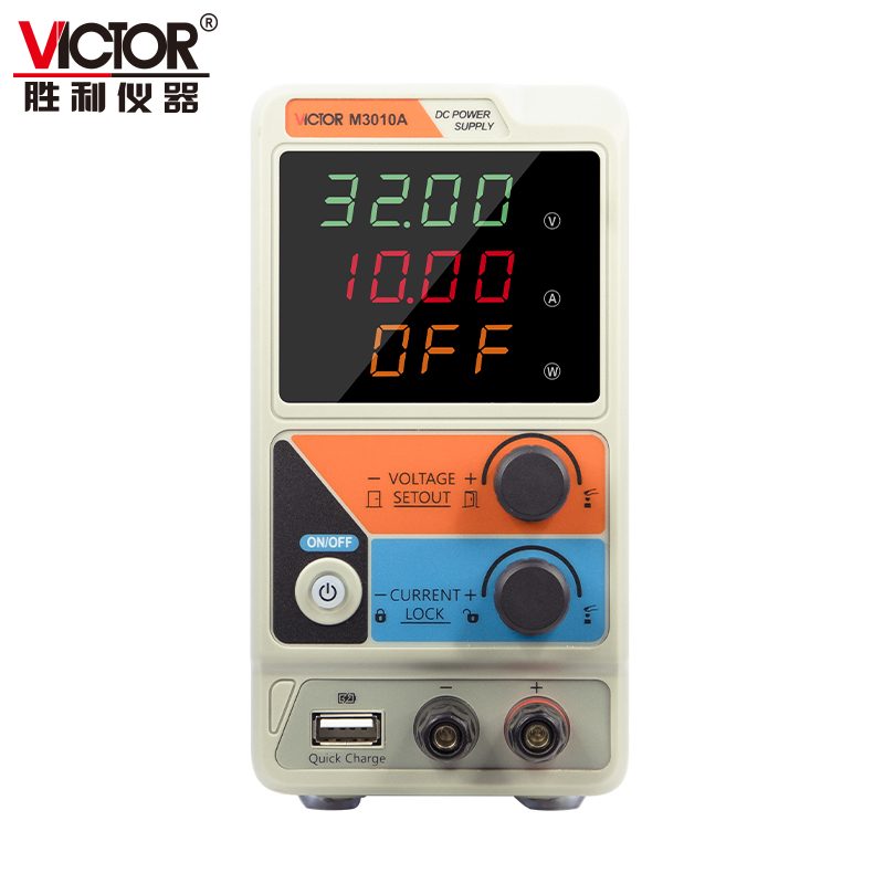 VICTOR M1502A/ M1505A/ M1520A/ M3010A/ M6005A/ M10003A 开关型迷你型直流稳压电源