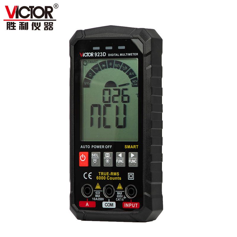 VICTOR 923D大屏轻薄自动识别万用表 图2