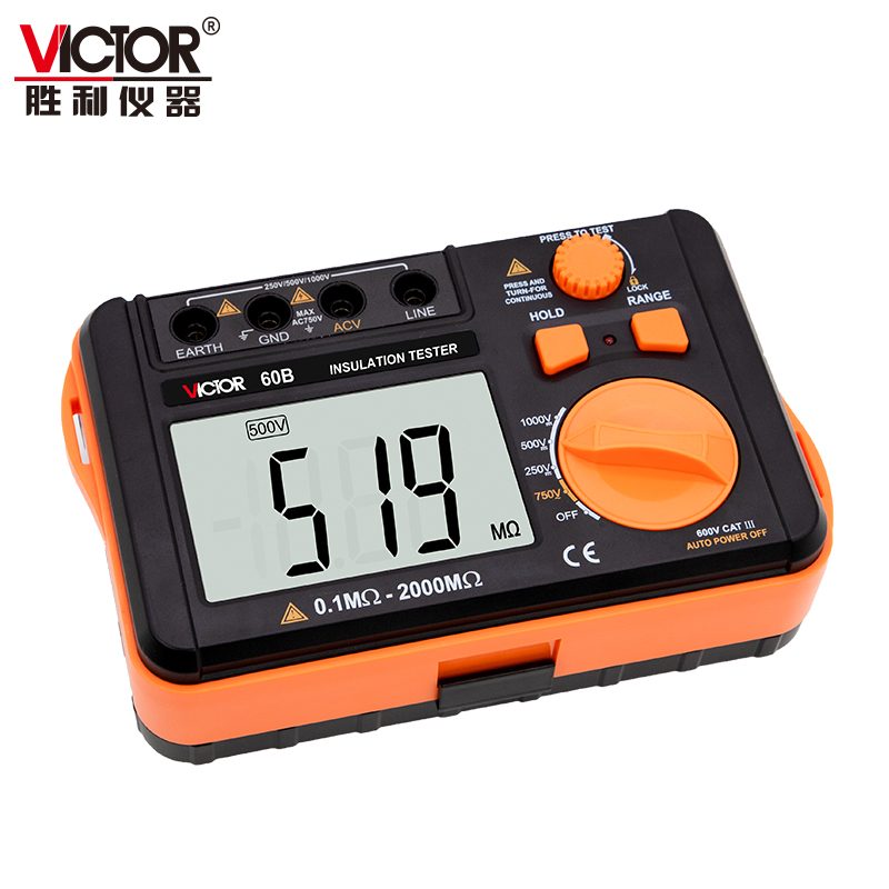 VICTOR 60B数字兆欧表 图2
