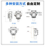 中安探测GT-S400工业及商业用途点型可燃气体探测器_固定式DC24V供电_自然扩散式_IP66防护_双腔体设计 图8