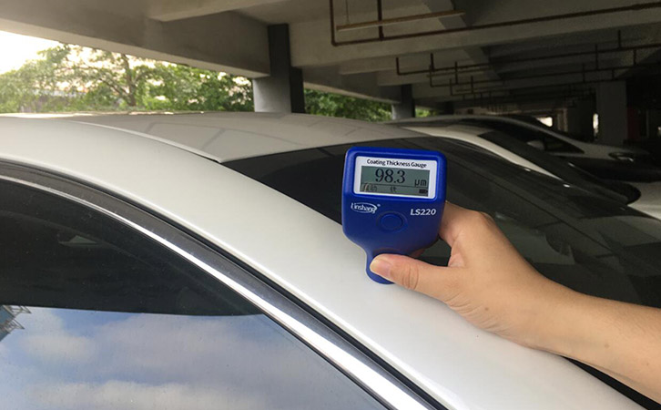 漆膜厚度检测仪LS220测量汽车
