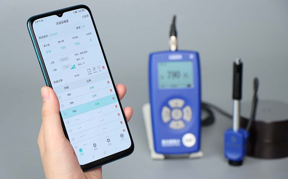 LS253多探头里氏硬度计手机APP LS253多探头里氏硬度计手机APP