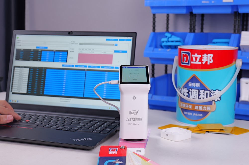 LS173色差仪配合电脑软件使用 LS173色差仪配合电脑软件使用