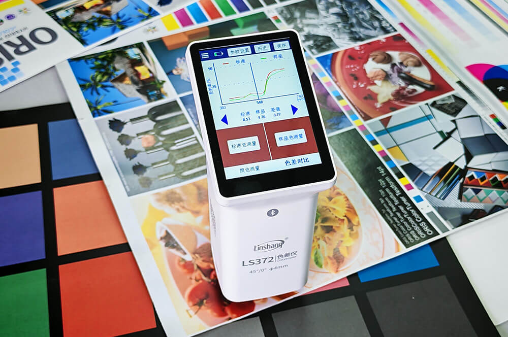 LS372分光色差仪测量印刷品光谱反射率曲线 LS372分光色差仪测量印刷品光谱反射率曲线