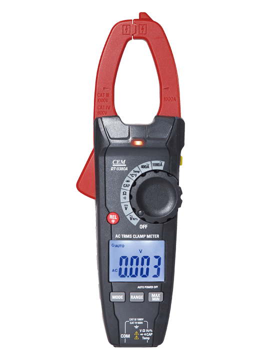 DT-9380A 1000A真有效值工业级数字钳形表