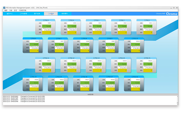 Chroma 2932 FPD Information Management System
