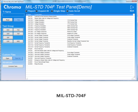 电脑图形化操作介面 SoftPanel Avionic Standards for MIL-STD-704F 图2