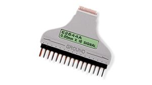用于 TQFP 和 PQFP 的 E2644A 0.65 mm 楔形探头适配器，16 信号