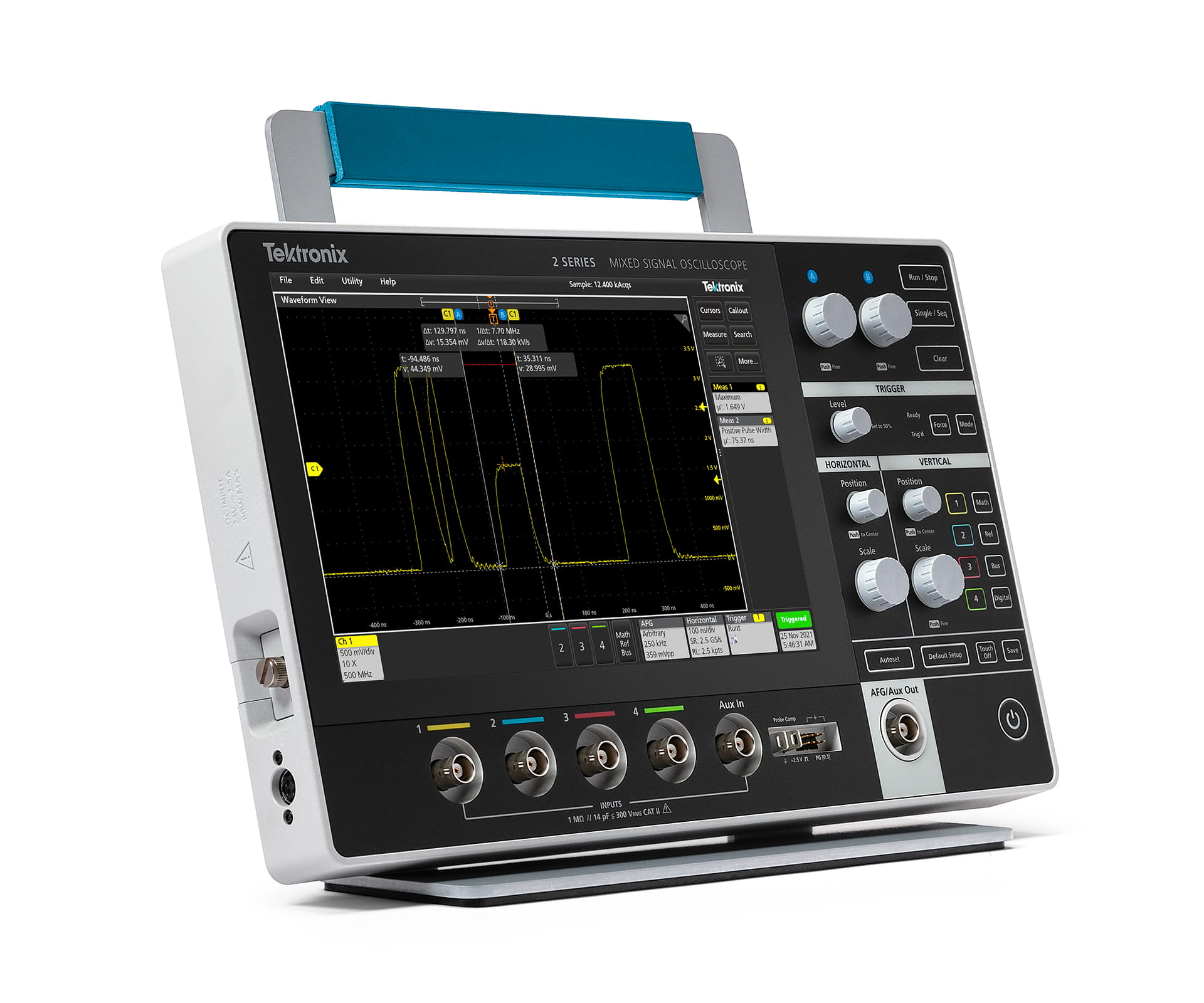 MSO24 Oscilloscope: 70 MHz - 500 MHz, 4 Analog and 16 Digital Channels 图2