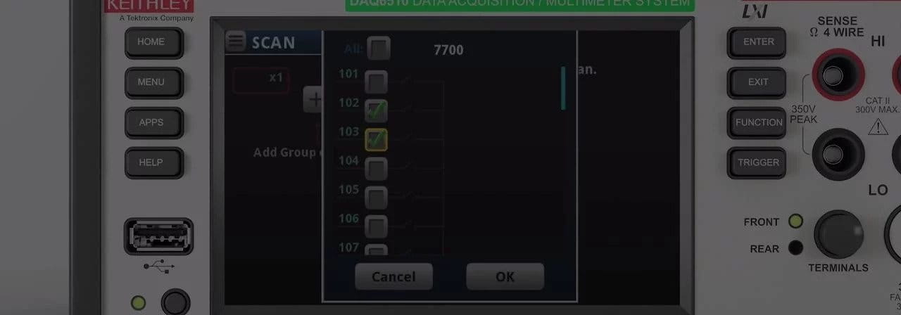DAQ6510 数据采集和记录万用表系统 图2