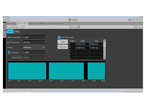 Multitone & Chirp AWG Plug-in