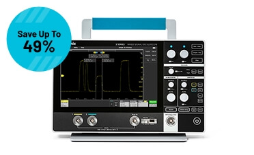 MSO22-EDU Oscilloscope Bundle: 70 MHz - 200 MHz, 2 Analog and 16 Digital Channels