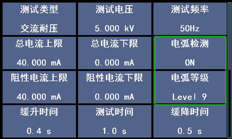 9等级电弧侦测功能