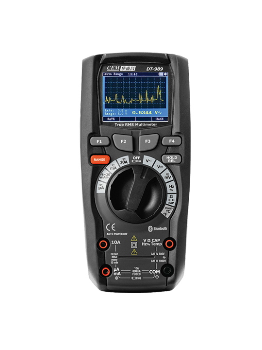 DT-989工业级专业彩屏真有效值数字万用表