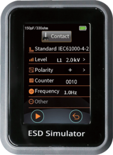 ESD放电模块 | 可更换设计 ESD抗扰度测试模块示意图