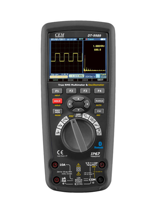 DT-9989彩屏高精度数字示波万用表