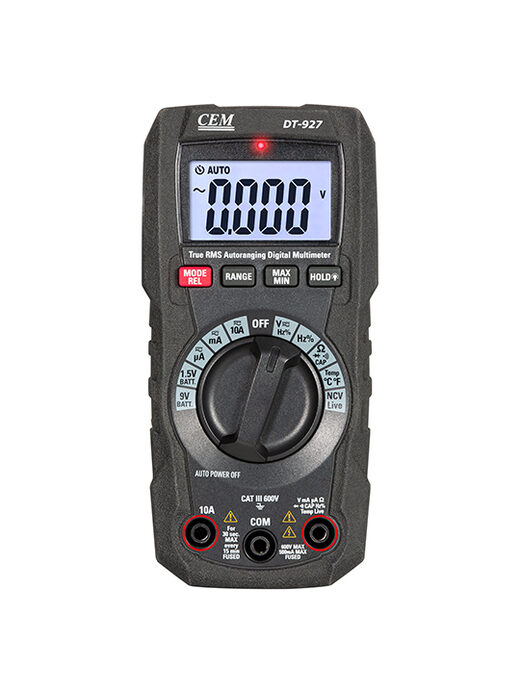 DT-927自动量程真有效值数字万用表