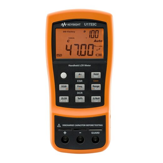 U1733C 100Hz/120Hz/1kHz/10kHz/100kHz 手持式 LCR 表