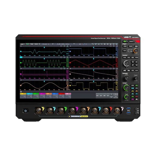 使用同样的高压探头EN-48000用UNI-T示波器跟Agilent 示波器测量的RMS电压存在较大差异?